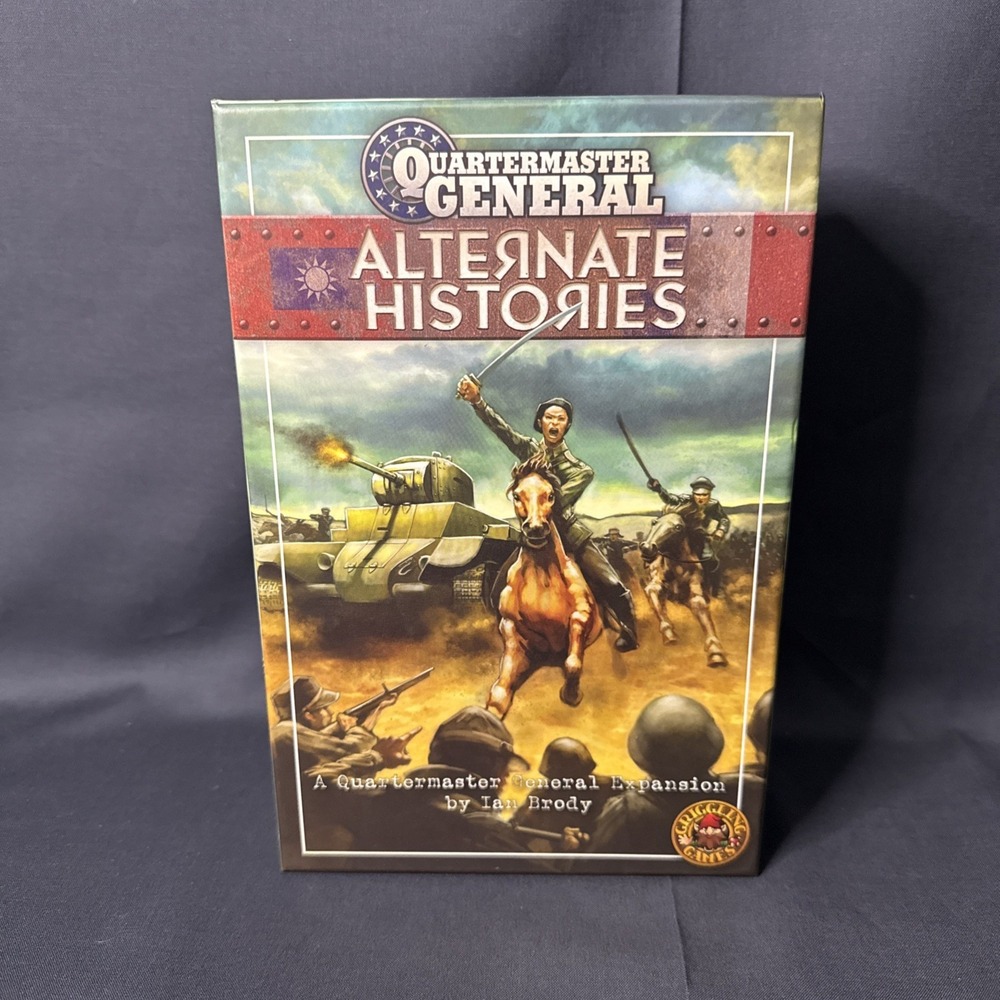 Quartermaster General: Alternate Histories - New, Cards Sealed - Griggling Games